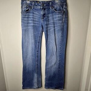 Miss Me Boot Cut Western Cowgirl Denim Jeans JP5002B61 Size 31